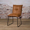Tower living Seda sidechair - fabric cherokee 8 cognac