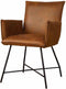 Tower living Trofa armchair - fabric amazon 9 cognac