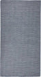 vidaXL - Buitenkleed - platgeweven - 80x150 - cm - blauw