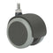 Rueda Ruedas Alex Zwart/Gris Nylon 10 x 15 mm 50 kg draaibaar