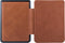 Lunso - Lederen sleepcover hoes - Geschikt voor Kobo Nia (6 inch) - Cognac