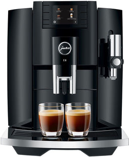 Jura E8 (EB) - Volautomatische espressomachine - 17 koffiespecialiteiten - Piano Black