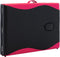 vidaXL - Massagetafel - inklapbaar - 2 - zones - hout - zwart - en - roze