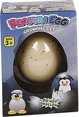 Toys Amsterdam Magisch Groei Ei Pinguin 6 Cm Wit