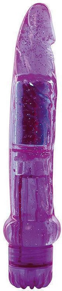 TOYZ4LOVERS - JAMMY JELLY DAZZLY GLITTER PURPLE VIBRATOR