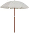 vidaXL - Parasol - met - stalen - paal - 180 - cm - zandkleurig