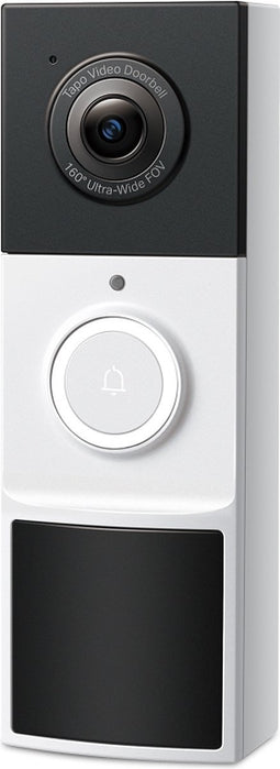 TP-Link Tapo D210 - Slimme 2K Video deurbel op Batterij - inclusief chime/gong - Zonder Abonnement - Nachtzicht in kleur - IP65 - Slimme deurbel