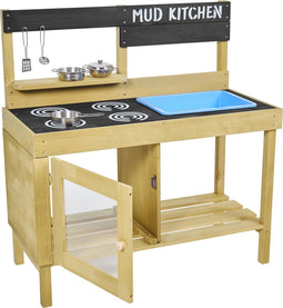 Tp Toys Houten Modderkeuken Met Oven, Spoelbak & Accessoires
