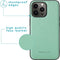 iMoshion Hoesje Geschikt voor iPhone 13 Pro Max Hoesje Met Pasjeshouder - iMoshion Luxe Portemonnee - Groen