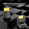 Vention AIOB0 - HDMI Hoekadapter - 90 graden - Zwart