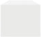 vidaXL - TV-Meubel - Wit - 100x31x25,5 - cm - Bewerkt - Hout