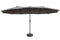 Lifa Garden Dubbele Parasol 450x265x240 cm Antraciet met Hoes UV50+