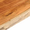 vidaXL - Tafelblad - rechthoekig - natuurlijke - rand - 120x60x3,8 - cm - acaciahout