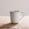 Dutch Rose Organic Mok - Theemok - Koffiemok - Stoneware Handgemaakt - Wit - 39 cl.