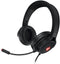 Cherry JA-2200 - Hoofdtelefoon met microfoon - Opvouwbaar - Zwart