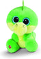 Nici pluche knuffel - draak Mcdamon - groen - 15 cm