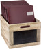 Chalkboard wooden crate