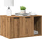 vidaXL - Kattenbakkast - 80x50x45 - cm - bewerkt - hout - artisanaal - eikenkleurig