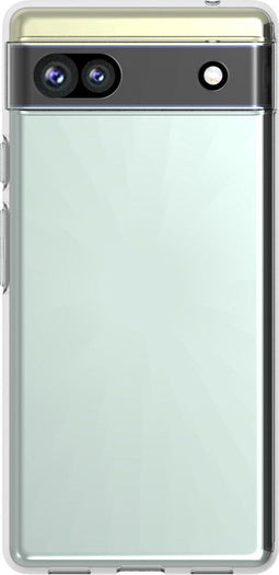iMoshion Hoesje Geschikt voor Google Pixel 6a Hoesje Siliconen - iMoshion Softcase Backcover smartphone - Transparant