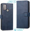 iMoshion Hoesje Geschikt voor Motorola Moto G30 / Moto G20 / Moto G10 Power / Moto G10 Hoesje Met Pasjeshouder - iMoshion Luxe Bookcase - Donkerblauw
