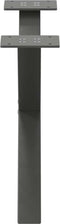 vidaXL - Salontafelpoten - 2 - st - X-vormig - 60x(30-31) - cm - staal - antraciet