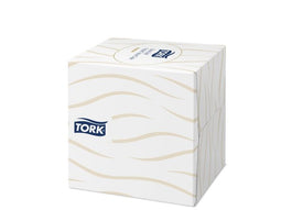 Tork - Facial tissues premium kubus 2laags wit | 30 stuks