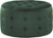 TAMPA - Poef - Donkergroen - 55 cm - Fluweel