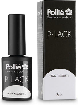 Semi-permanent Nagellak P-Lack Eurostil CLEAR WHITE Clear White (9 gr)