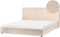 LAVAUR - Tweepersoonsbed - Beige - 180 x 200 cm - Bouclé