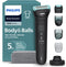 Philips Series 7000 - Bodygroomer - Flexibele scheerhoofden - Zwart