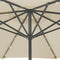 Beliani RAPALLO - Led Parasol - Beige - Kunststof
