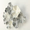 Muurdecoratie abstract 3D metaal 90 cm