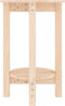 vidaXL - Salontafel - Ø - 40x60 - cm - massief - grenenhout