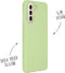 Accezz Samsung Galaxy S21 - Liquid Silicone Backcover - Schokabsorberend - Groen