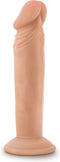 Blush Dildo Love Toy Dr. Skin Plus 6 Inch Posable Dildo Vanilla beige