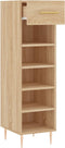 vidaXL - Schoenenkast - 30x35x105 - cm - bewerkt - hout - sonoma - eikenkleurig