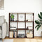 vidaXL - Kamerscherm - / - boekenkast - 102x29x103,5 - cm - hout - bruin - eikenkleur