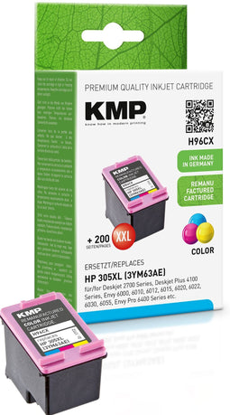 KMP H96CX - Inkjet Cartridge - Hoog rendement XL - Cyaan Magenta Geel