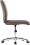 vidaXL - Eetkamerstoelen - draaibaar - 2 - st - stof - taupe