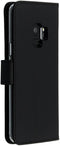 Selencia Galaxy S9 - Flip cover - Krasbestendig Schokbestendig - Zwart