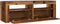 vidaXL - Tv-meubel - met - LED - 120x35x40 - cm - bewerkt - hout - oud - hout