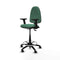 Piqueras y Crespo B2D01RN - Bureaustoel - Verstelbare hoogte met armleuning - Smaragdgroen