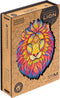 UNIDRAGON Houten Puzzel Voor Volwassenen Dier - Mysterieuze Leeuw - 106 stukjes - Small 19x24 cm