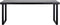 Richmond Interiors Eettafel Beaumont 200 (Black)