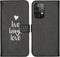 iMoshion Hoesje Geschikt voor Samsung Galaxy A52 (4G) / A52s / A52 (5G) Hoesje Met Pasjeshouder - iMoshion Design Softcase Bookcase - Meerkleurig / Live Laugh Love