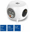 ACT AC2415 - Stekkerdoos Kubus - 3x Stopcontact 2x USB-A 2x USB-C - Wit