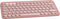 Logitech Pebble Keys 2 K380s - Draadloos Toetsenbord - Bluetooth - Tonal Rose