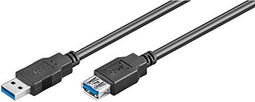 Ewent EC1007 USB-kabel 1 m USB 3.2 Gen 1 (3.1 Gen 1) USB A Zwart