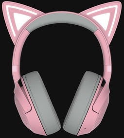 Razer Kraken Kitty V2 BT - Headset - Draadloos Bluetooth 5.2 - Roze Roze