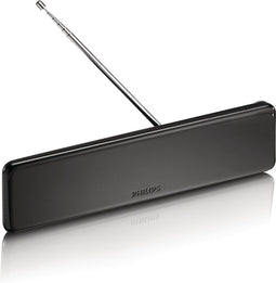 Philips Digitale TV-Antenne SDV5225/12 - Analoog en Digitaal - 38 dB Versterkt - Ruisreductie - Zwart